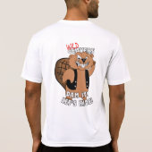 野生ビーバークラブワイシャツの白 Tシャツ (裏面)