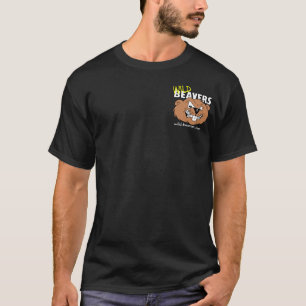野生ビーバークラブワイシャツの黒 Tシャツ
