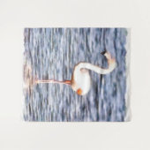 野生フラミンゴ タペストリー (正面(横))