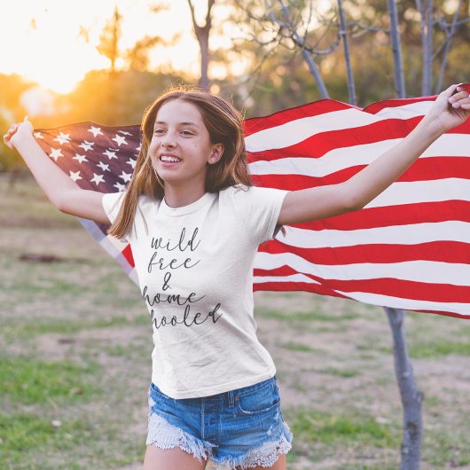 野生フリーとホームショールド Tシャツ