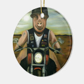 野生ブタ セラミックオーナメント (左)