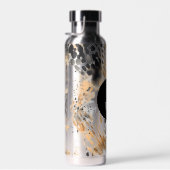 野生ブラッククリームヒョウ動物 ウォーターボトル (右面)