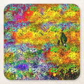 野生プリント紙コースター スクエアペーパーコースター (正面)