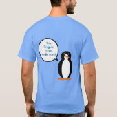 野生ペンギン保護 ヘリテージ ギフト Tシャツ (裏面)