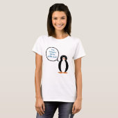 野生ペンギン保護 遺産 ギフト Tシャツ (正面フル)