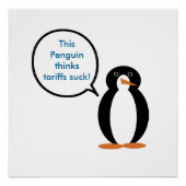 野生ペンギン意識ヘリテージギフト ポスター (正面)