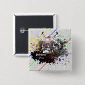 野生ボタン 缶バッジ (正面&裏面)