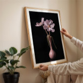 野生ミニマルチューリップ静止生命壁アートプリント ポスター