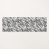 野生モダンホワイトタイガーパターンヨガマット ヨガマット (正面(横))