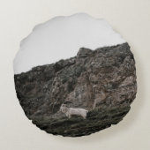 野生ヤギ ラウンドクッション (裏面)