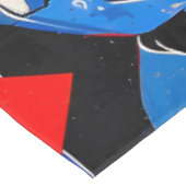 野生レトロT-レックス恐竜の融合 テーブルクロス (アングル)