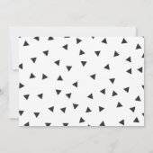 野生ワン誕生日招待状ジャングル動物パーティー 招待状 (裏面)