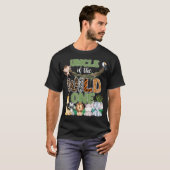 野生児おじさん 1歳の誕生日 ファミリーサファリ Tシャツ (正面フル)