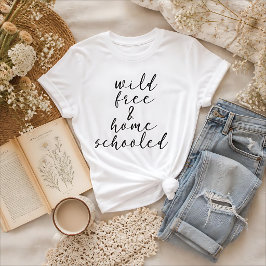 野生児でホームスクール Tシャツ