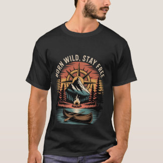 野生児のまま自由に Tシャツ