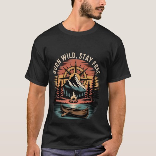 野生児のまま自由に Tシャツ (正面)
