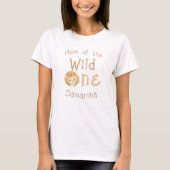野生児のママ 初めての誕生日 女性Tシャツ Tシャツ (正面)