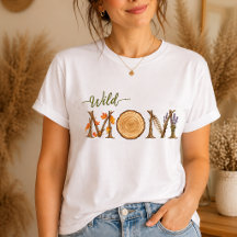 野生児の母の女性用Tシャツ