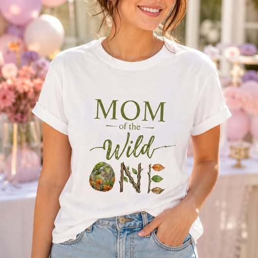 野生児の母の誕生日Tシャツ Tシャツ