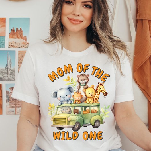 野生児の母 サファリ動物 誕生日 Tシャツ