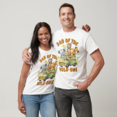 野生児の父サファリ動物 誕生日 Tシャツ (ユニセックス)