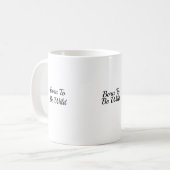 野生児アウトドアライフスタイルTシャツ コーヒーマグカップ (正面左)