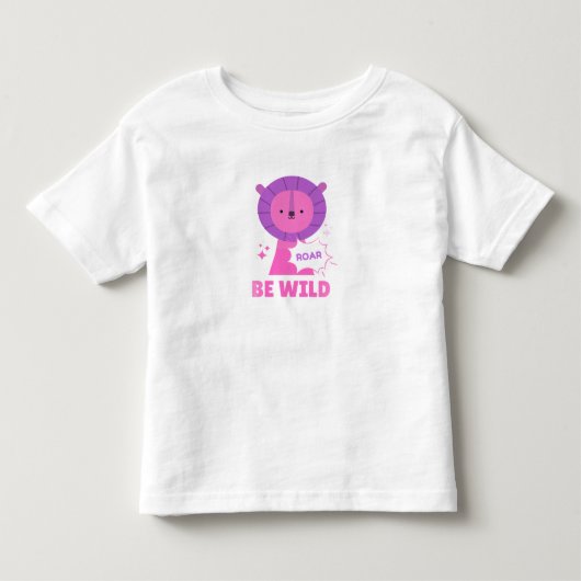 野生児童用ベーシックTシャツ トドラーTシャツ (正面)