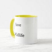 野生動救物 マグカップ (正面左)