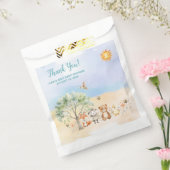 野生動物お洒落の赤ちゃんシャワー フェイバーバッグ (封をした状態)