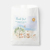 野生動物お洒落の赤ちゃんシャワー フェイバーバッグ (正面)