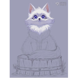 野生動物がかわいい森の仲間たち : キツネ、フクロウ、& ウサギ 吊り下げ型タペストリー