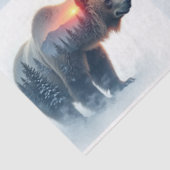 野生動物と夕焼けのダブル・露出バンドル 薄葉紙 (詳細)