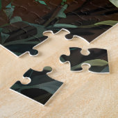 野生動物と自然を愛するタイガーカップル ジグソーパズル (側面)