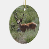 野生動物のオーナメント,ラバの鹿,自然,動物 セラミックオーナメント (右)