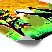 野生動物のギフペアのアフリカのサファリージャングルのポスター ポスター (角)