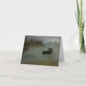 野生動物のグリーティングカードをありがとう サンキューカード (正面)