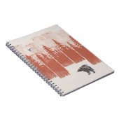 野生動物のデザインを負う |動物ギフト ノートブック (右側)