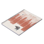 野生動物のデザインを負う |動物ギフト ノートブック (左側)