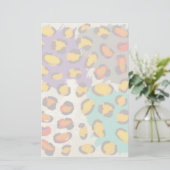 野生動物のパターン 便箋 (スタンド正面)