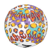 野生動物のパターン 野球ボール (裏面)