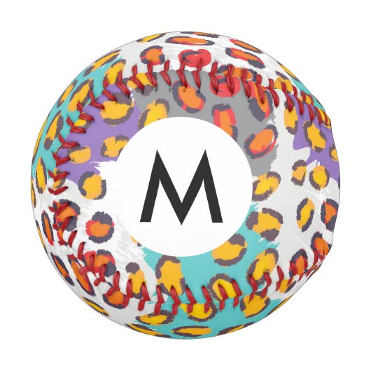 野生動物のパターン 野球ボール (正面左)