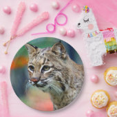 野生動物のボブキャット写真 ペーパープレート (パーティー)