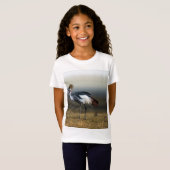 野生動物の写真のガールズTシャツ Tシャツ (正面フル)