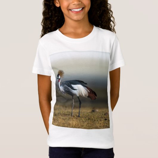 野生動物の写真のガールズTシャツ Tシャツ (正面)