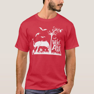 野生動物の家族 Tシャツ