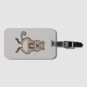 野生動物の戦士 – ハッピーQUOKKA – 有袋類 – 自然 ラゲッジタグ (正面横)