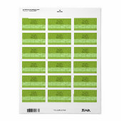 野生動物の毛皮のパターン ラベル (フルシート)