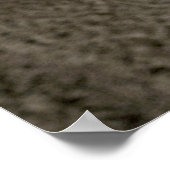 野生動物の牛の象の写真 ポスター (角)