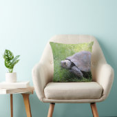 野生動物の茶色の亀の写真 クッション (椅子)