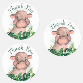 野生動物の誕生日パーティーラベル ラベル